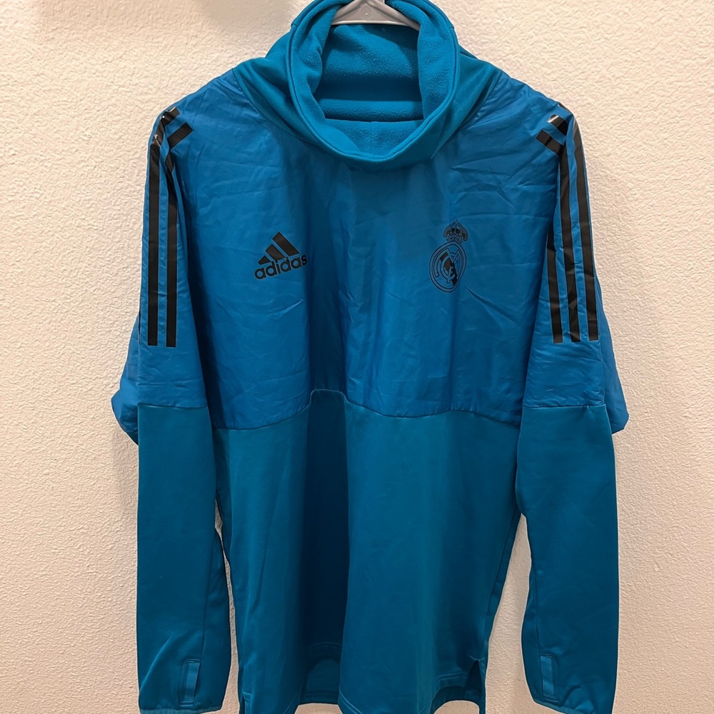 Adidas Real Madrid Pullover Sweatshirt Large
